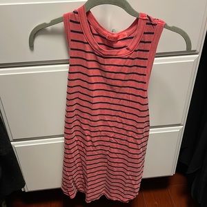 Stateside racer back tank with split sides size small